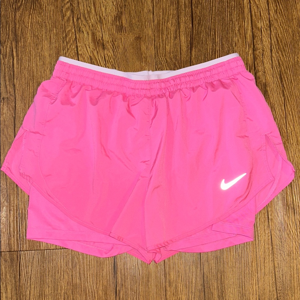 Nike Women's Bright Pink Athletic Shorts